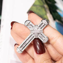 Load image into Gallery viewer, Sterling Silver Hope Cross Necklace