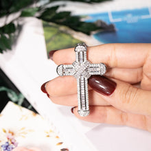 Load image into Gallery viewer, Sterling Silver Hope Cross Necklace